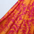 EXCLUSIVE 90% Linen 10% Silk – 'Floral Hero' | Magenta & Persimmon Orange